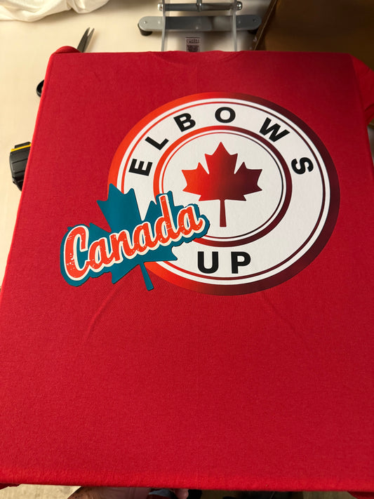 Elbows up Canada T-shirt